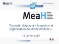 Dispositif dappui la gestion et organisation du temps mdical
