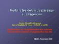 Rduire les dlais de passage aux Urgences