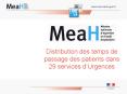 Distribution des temps de passage des patients dans 29 services dUrgences