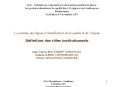 Le systme des Signes didentification de la qualit et de lorigine Dfinition des rles institutionnels