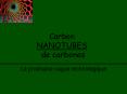 Carbon NANOTUBES de carbones