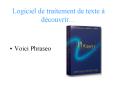 Logiciel de traitement de texte dcouvrir