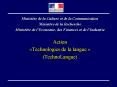 Ministre de la Culture et de la Communication