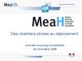 Des chantiers pilotes au dploiement