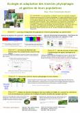 Ecologie et adaptation des insectes phytophages et gestion de leurs populations