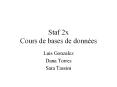 Staf 2x Cours de bases de donnes