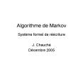 Algorithme de Markov
