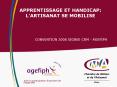 APPRENTISSAGE ET HANDICAP: LARTISANAT SE MOBILISE