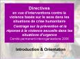 Directives en vue dinterventions contre la violence base sur le sexe dans les situations de crise hu