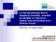 Le rle des prrequis dans la russite luniversit : comment les identifier, en mesurer la matrise chez