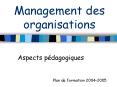 Management des organisations