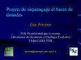 Projets de squenage et bases de donnes