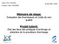 Mmoire de stage: valuation des fournisseurs et Cots de non qualit Projet tutor: tat des lieux des pr