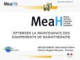 DEPARTEMENT DES RADIATIONS