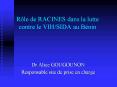 Rle de RACINES dans la lutte contre le VIHSIDA au Bnin