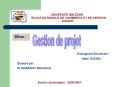UNIVERSITE IBN ZOHR ECOLE NATIONALE DE COMMERCE ET DE GESTION AGADIR'