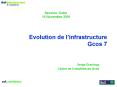 Evolution de linfrastructure Gcos 7