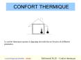 CONFORT THERMIQUE