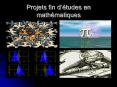 Projets fin dtudes en mathmatiques
