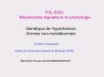 PSL 6090: Mcanismes rgulateurs en physiologie