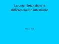 La voie Notch dans la diffrenciation intestinale
