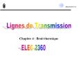 Chapitre 4 : Bruit thermique