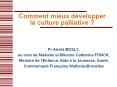 Comment mieux dvelopper la culture palliative
