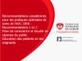 Recommandations canadiennes pour les pratiques optimales de soins de lAVC 2006 : Recommandations 1 e