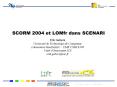 SCORM 2004 et LOMfr dans SCENARI