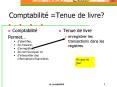 Comptabilit Tenue de livre