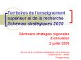 Territoires de lenseignement suprieur et de la recherche Schmas stratgiques 2020