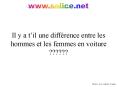 Il y a til une diffrence entre les hommes et les femmes en voiture