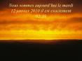 Nous sommes aujourdhui le mardi 12 janvier 2010 il est exactement 02:18