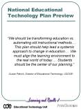 National Educational Technology Plan Preview