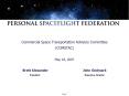 Commercial Space Transportation Advisory Committee