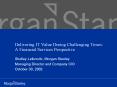 Delivering IT Value During Challenging Times: A Financial Services Perspective