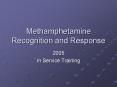 Methamphetamine Recognition and Response