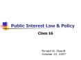 Public Interest Law