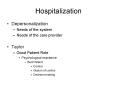 Hospitalization