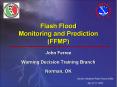 Flash Flood Monitoring and Prediction FFMP