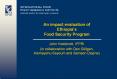 An impact evaluation of Ethiopias Food Security Program