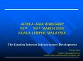 AFRICA-ASIA WORKSHOP 25th  - 29th MARCH 2002 Kuala Lumpur, Malaysia