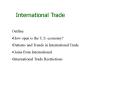 International Trade