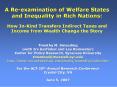 A Reexamination of Welfare States and Inequality in Rich Nations: How InKind Transfers Indirect Taxe