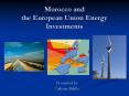 Morocco and the European Union Energy Investments
