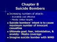 Chapter 8  Suicide Bombers