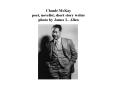 Claude McKay poet, novelist, short story writer photo by James L. Allen