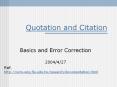 Quotation and Citation