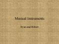 Musical Instruments