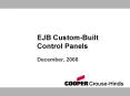 EJB CustomBuilt Control Panels
